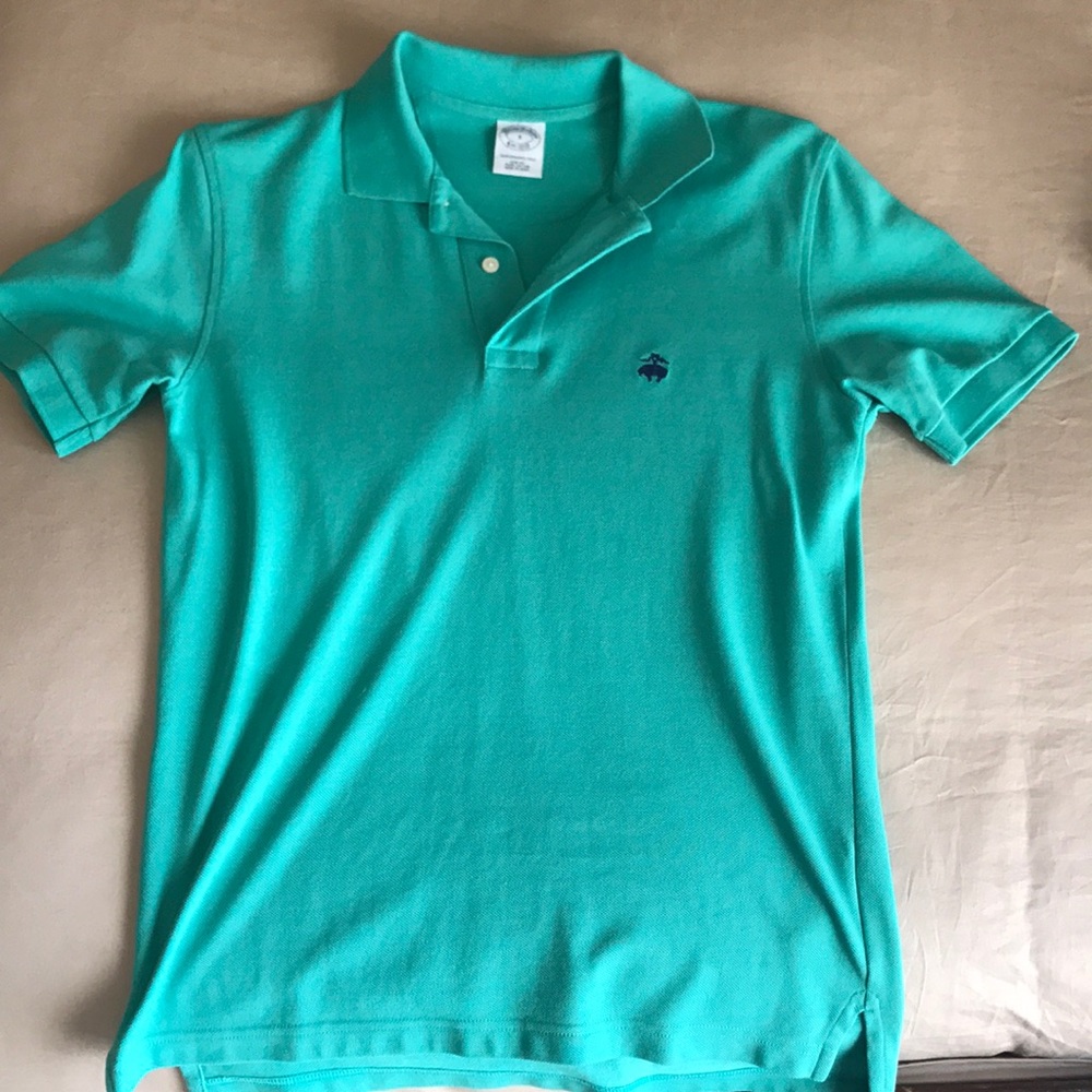 Brooks Brothers Aqua Polo
